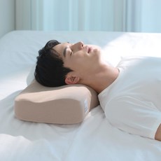 Sleepillow 超高密度記憶棉功能性頸椎枕, 米色, 1個