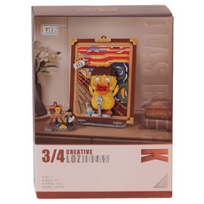 LoZ 1288 立體畫 3歲以上, 吶喊鴨, 1盒