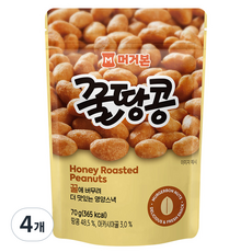 머거본 꿀땅콩, 70g, 4개
