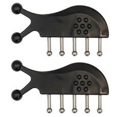 黑魚五丁多功能按摩器 2個, 單一商品, 黑色