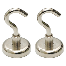 wish 偉斯 強力磁鐵掛勾 36mm, 單一顏色, 2個