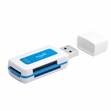 E-books 隨身型40合1四槽讀卡機 支援128G以下高速記憶卡讀取, T31, 1個, 藍色