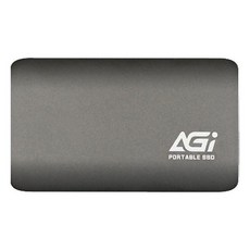 AGi 亞奇雷 USB 3.2攜帶式固態硬碟 66 x 8.6 x 39mm 41g, 1TB, 黑色