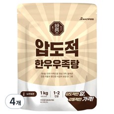 JinHAnFOOD 壓倒性韓牛牛蹄湯, 4個, 1kg