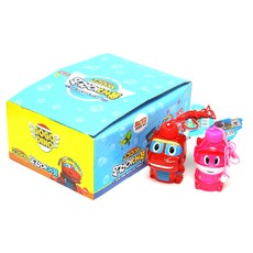 Gogo Dino透明項鍊泡泡肥皂泡霸王龍8p+Viki 4p套組, 紅色, 粉色