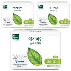 YEJIMIIN 玥之美人 The Forest維繹絲衛生棉, 14片, 3包, 大型(28cm)