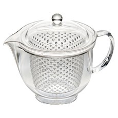 SALUS 佐藤金屬 透明茶壺 L, 白色, 480ml, 1個