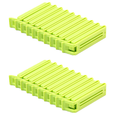 髮根豐盈髮捲 小號, 綠色, 20個