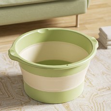Yuja Market折疊式足部穴位按摩泡腳桶 均碼 41*22cm, 1個, 綠色
