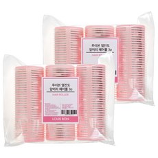 LOUIS BON 熱傳導髮捲, 粉紅色, 6個