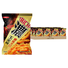 華元 濃玉米條 重度辛口味, 113g, 12包