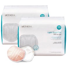 마더케이 라이트 수유패드, 108개입, 2개