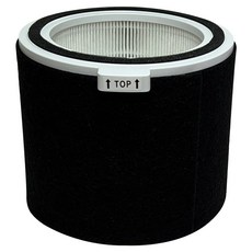 PUREBURG 淨博 高效HEPA濾網濾心 + 前置活性碳濾綿 2個 適用Honeywell 淨香氛空氣清淨機 HPA830WTW/HPA830, 1套, HW-830-01