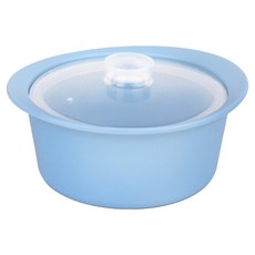 키에 다용도 실리콘 찜냄비 520ml, 블루, 1개