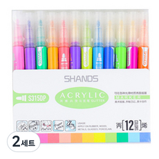 더조넷 아크릴마그네틱펜 12종 세트, 2세트, b타입