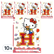 PINK MANGO 三麗鷗國小寬格英文筆記本, 10個, Hello Kitty