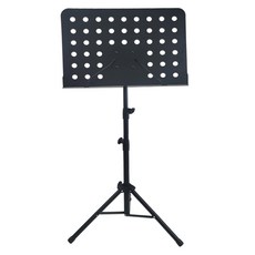 Mungudam 便攜式折疊特大號樂譜架, 黑色