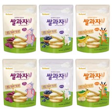 ibobomi 幼兒米餅組 6個月以上, 香蕉 + 藍莓 + 紫薯, 30g, 1組