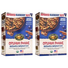 NATURE'S PATH 藍莓肉桂亞麻籽穀物麥片, 400g, 2盒