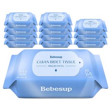 베베숲 클린 비데티슈 휴대형, 55g, 20매, 12개