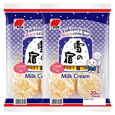 YUKINOYADO 三幸 牛奶仙貝, 2個, 129.4g