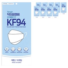 서가 닥터피앤비 보건용 마스크 대형 KF94, 10개입, 10개, 백색