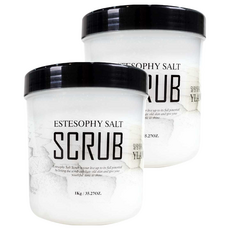 ESTESOPHY 伊蘭鹽皂身體磨砂膏, 1kg, 2個