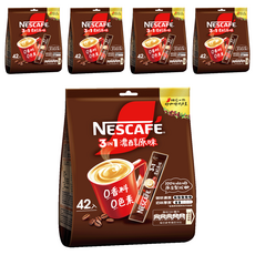 NESCAFE 雀巢咖啡 三合一 濃醇原味, 15g, 42包, 5袋