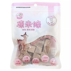 MaoMao Loved 寵愛毛毛 低脂鹿肉塊 大包, 40g, 1包, 鹿肉