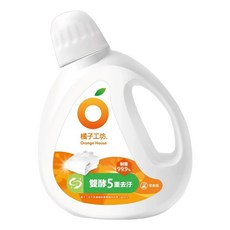 Orange House 橘子工坊 天然濃縮洗衣精制菌雙酵, 1.8L, 1瓶