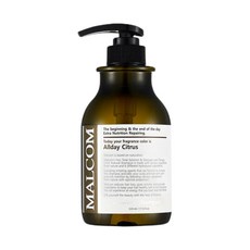 MALCOM 瑪律科姆 自然植萃柔敏香氛洗髮露 陽光香橙, 520ml, 1瓶