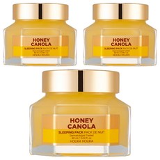 HOLIKA HOLIKA 蜂蜜油菜籽晚安面膜, 90ml, 3個