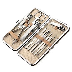 오와이규 가정용 손톱깎이 12종 세트, 베이지, 1세트