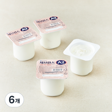 세브란스 연세유업 A2 요거트 복숭아 4개입, 320g, 6개
