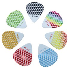 Polyphilo 雙面吉他彈片 7件組, 1套