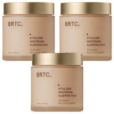 BRTC. 綜合維生素亮白晚安面膜霜, 100ml, 3罐