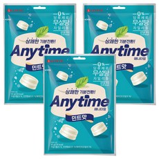 LOTTE 樂天 Anytime薄荷糖, 92g, 3袋