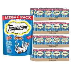 Temptations 喵愛餡 貓點心, 160g, 160個, 開胃甜鮭口味
