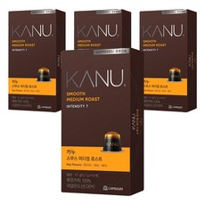 카누 캡슐 스무스 미디엄 로스트, 5.7g, 10개입, 4개