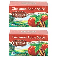 셀레셜시즈닝스 셀레스티얼 티 시나몬 애플 스파이스, 2.4g, 20개입, 2개