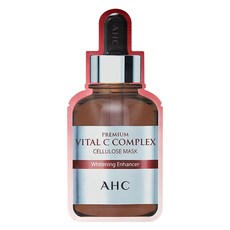 AHC 安瓶精華天絲纖維面膜 維他命C亮白, 5片, 1盒