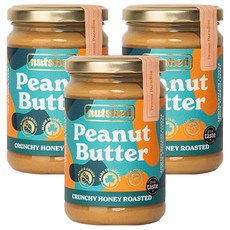 넛셰드 땅콩버터 크런치 허니 로스티드, 290g, 3개