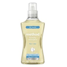 method 美則 4倍濃縮環保洗衣精 無香料, 1瓶, 1.58L