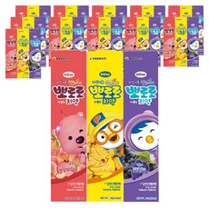 Pororo 低氟牙膏 香蕉味 50g x 3p + 葡萄味 50g x 3p + 桃子味 50g x 3p, 4組