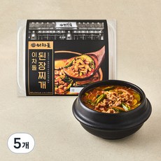 마이셰프 이차돌 된장찌개 1~2인분, 380g, 5개