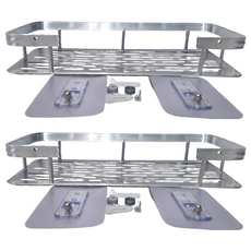EDISH 壹滴水 加寬廚房浴室置物架 30.5 x 13 x 5.5cm 2入, 顏色隨機, 1組