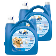 Snuggle 織物柔軟劑 Blue Sparkle Plus, 5.3L, 2個