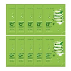 NATURE REPUBLIC 舒緩保濕蘆薈92%舒緩凝膠面膜 30g, 1個