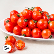 해맑은들녘 GAP 인증 방울토마토, 1kg, 5팩