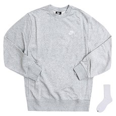 Nike 男款 Club Swoosh 運動衫 BV2667-063 + Welldone 襪子